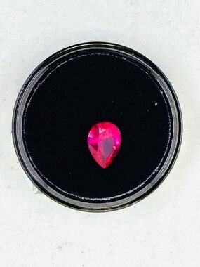 1.32 Carat Pear Mixed Cut Ruby IGI CERT MSRP $660 NWT Invicta